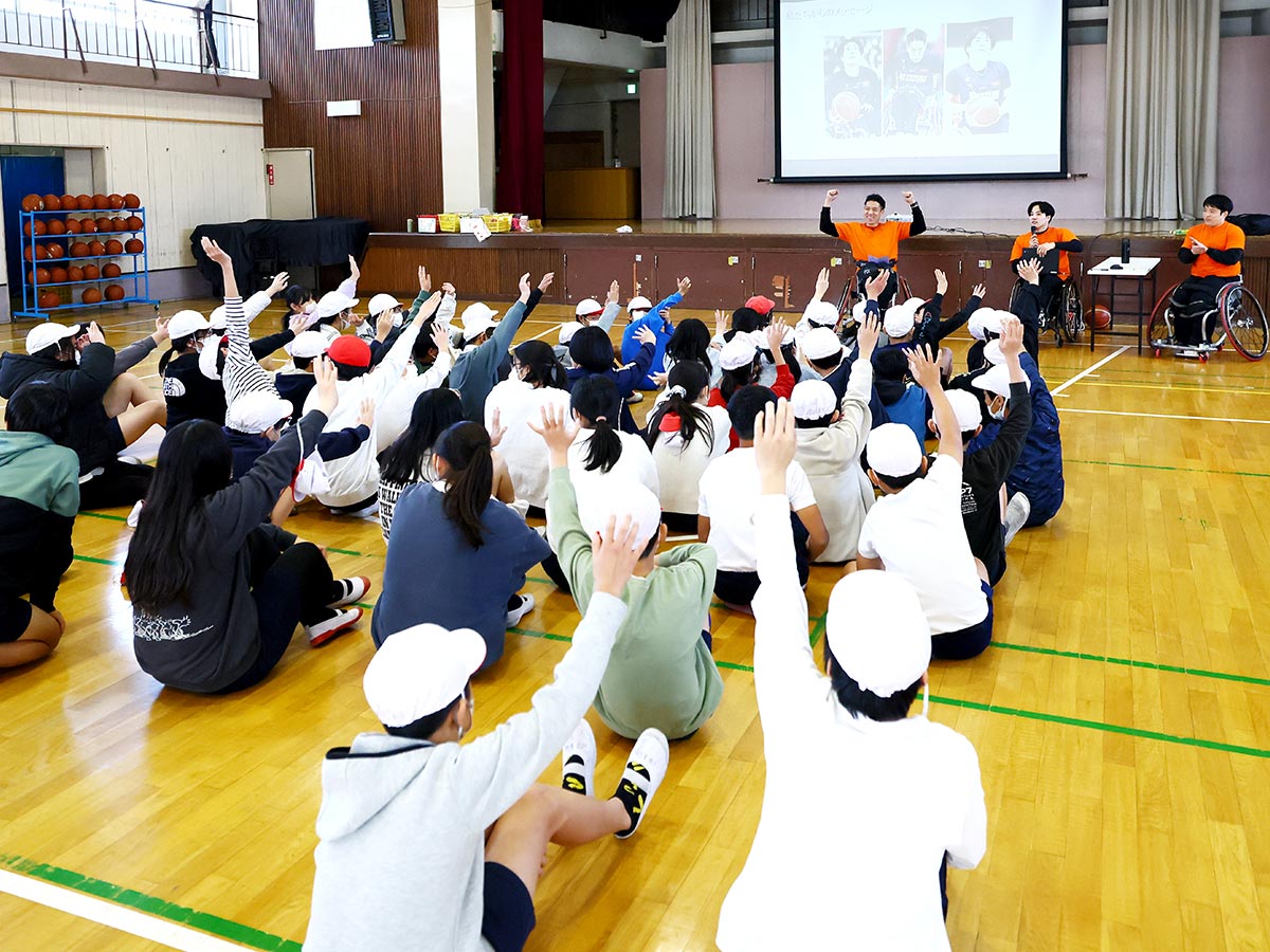 【交流】選手との交流